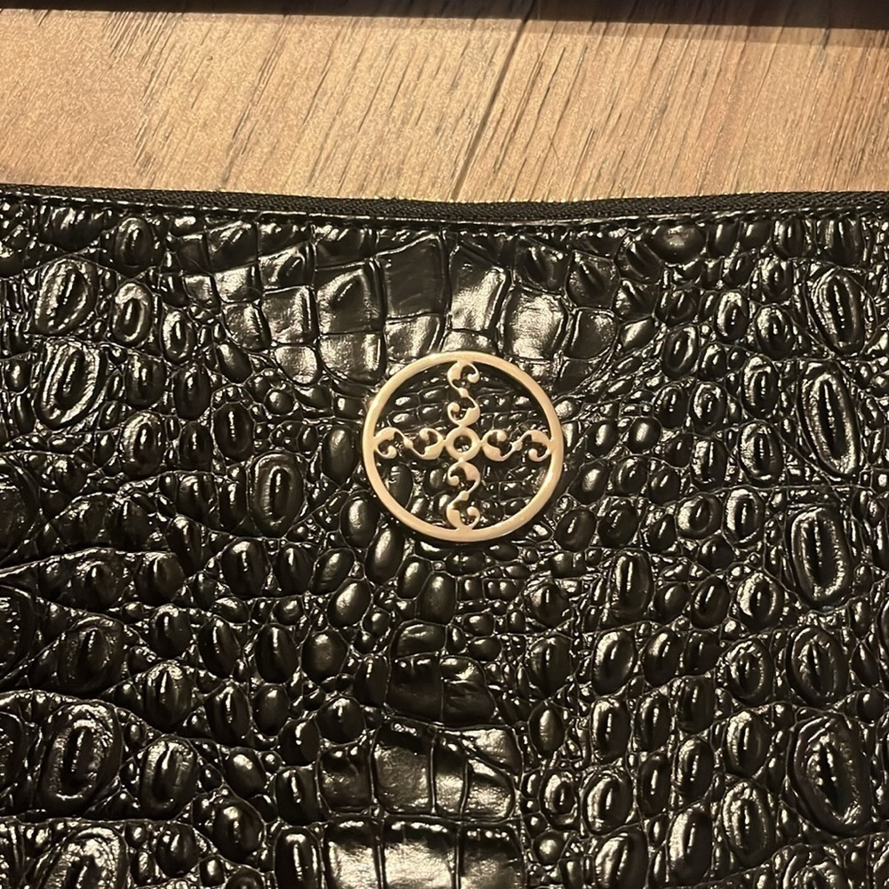 STAUER new in wrapping, Sloane crocodile embossed black purse - Picture 2 of 8